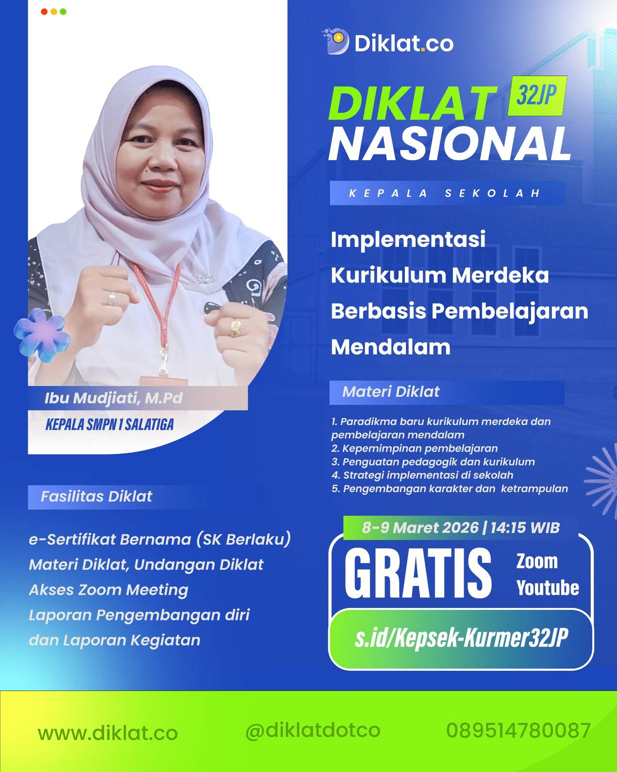 Diklat Nasional 32JP - Implementasi Kurikulum Merdeka Berbasis Pembelajaran Mendalam