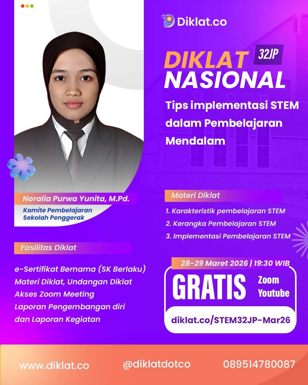 Diklat Nasional 32JP - Tips implementasi STEM dalam Pembelajaran Mendalam